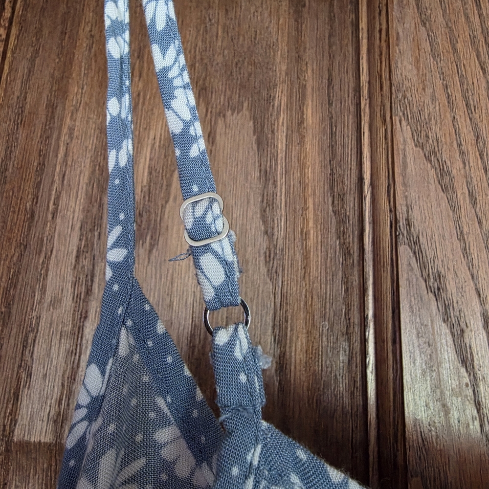 wild fable Blue and White Daisy Print Sundress - Picture 3 of 7
